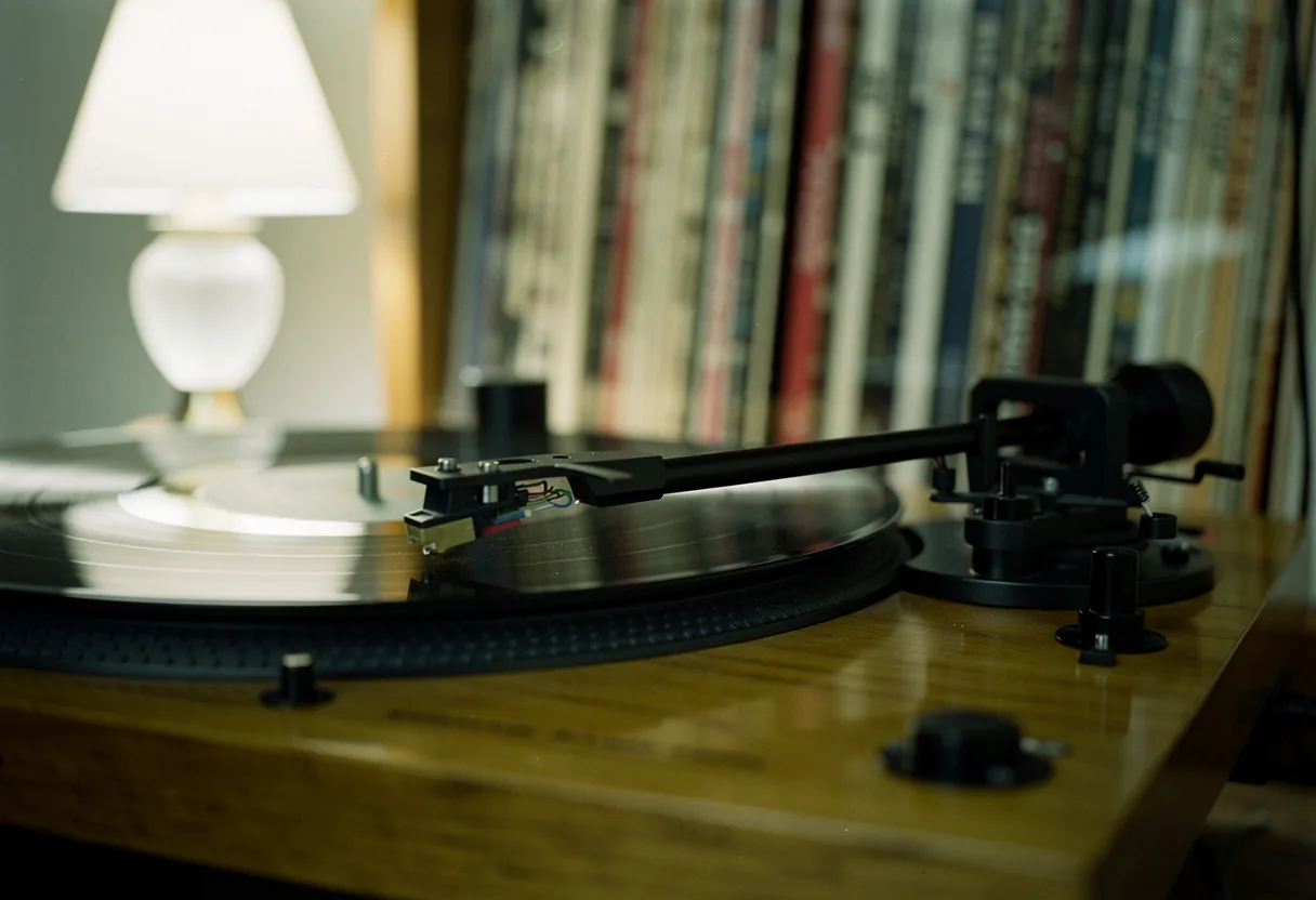 Record Player Playing: Capturing Authentic Vinyl Sound
